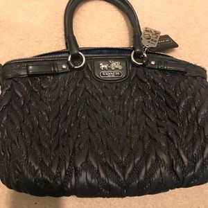 Black coach purse